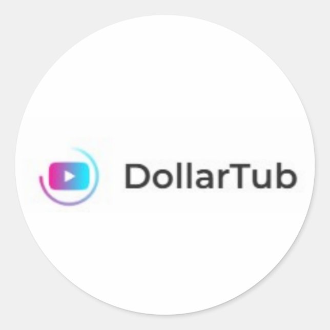 STICKER ROND TUB DOLLAR (Devant)