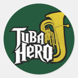 Sticker Rond tuba_hero