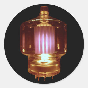 Sticker Rond Tube vide d'émetteur lumineux