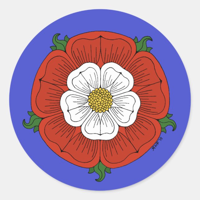 Sticker Rond Tudor s'est levé (Devant)