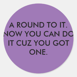 Sticker Rond tuile ronde