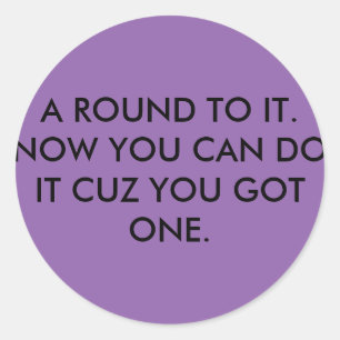 Sticker Rond tuit rond