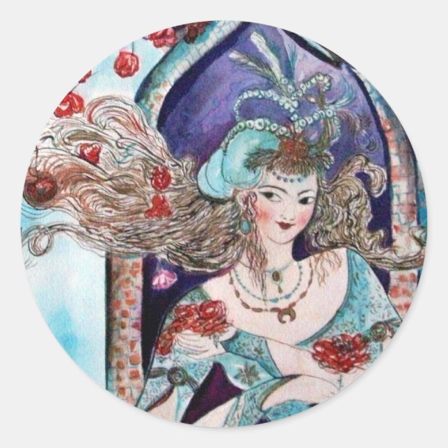 STICKER ROND TURQUE FAIRY TAIL (Devant)