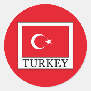 Sticker Rond Turquie