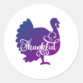 Sticker Rond Turquie Merci