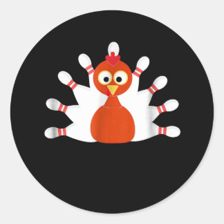 Sticker Rond turquie sportive et bowling - action de grâces