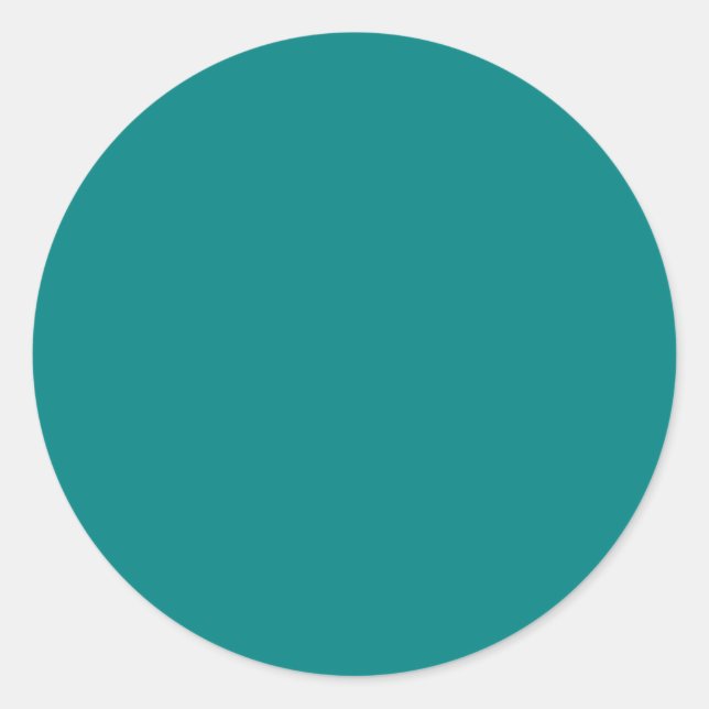 Sticker Rond Turquoise (Devant)