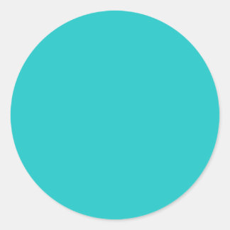 Sticker Rond Turquoise