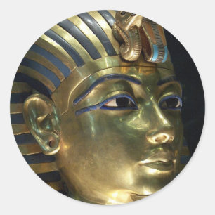 Sticker Rond tutankhamun