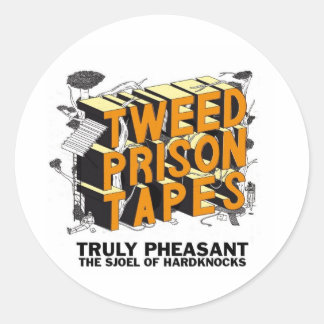 Sticker Rond Tweed Prison Tapes