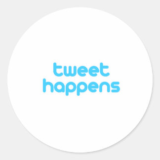 Sticker Rond tweet se produit