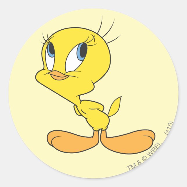 Sticker Rond TWEETY™ Hmm (Devant)