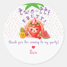TWOTTI Tutti Frutti Fruit d'été Fille 2e anniversa