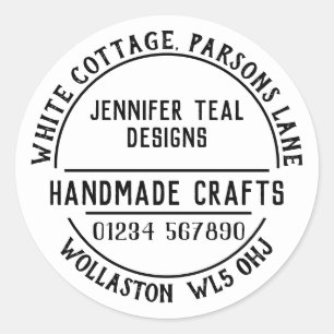 Sticker Rond Type de produit créatif de l'artisan