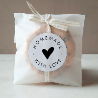 Typographie Chic Coeur Fait Maison Avec Amour