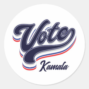 Sticker Rond Typographie des votes - Élections
