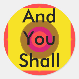 Sticker Rond ! UCreate Zazzle - Demandez-Vous Recevoir Le MUSÉE