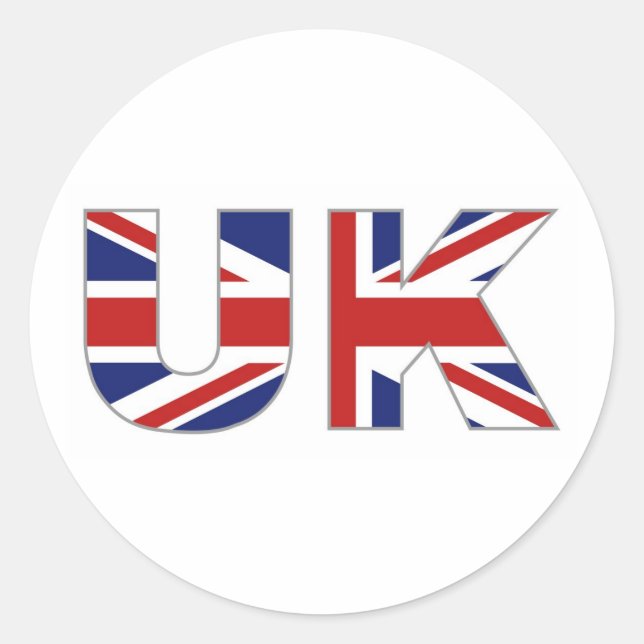 Sticker Rond Uk (Devant)