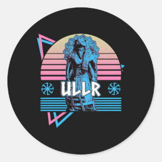Sticker Rond Ullr Norse Dieu Asgard Norse Mythologie