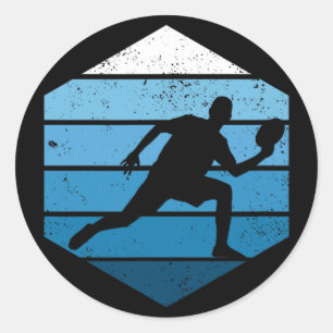 Sticker Rond Ultimate Frisbee Rétro Disc Golf