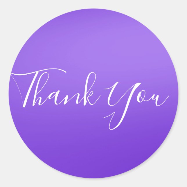 Sticker Rond Ultra Violet violet brillant brillant chic glam Fa (Devant)