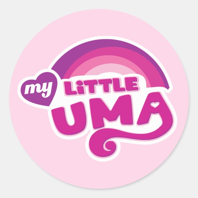 Sticker Rond UmaMusume : Mon petit Uma (Devant)