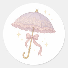 Sticker Rond Umbrella
