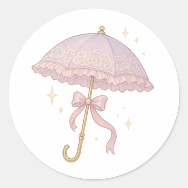 Sticker Rond Umbrella (Devant)
