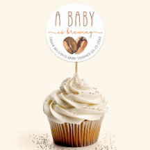 Un Bébé Brasse Du Baby shower De Café