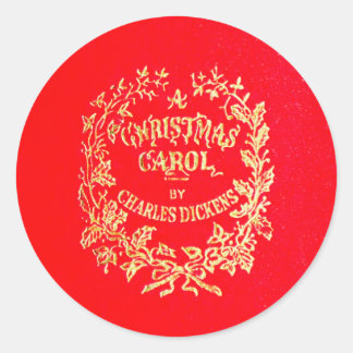 Sticker Rond Un Carol de Noël |