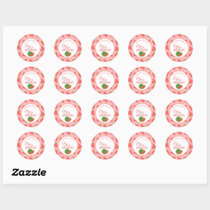 Sticker Rond Un dans un melon 1er Birthday Watermelon