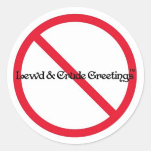 Sticker Rond Un de nos logos originaux