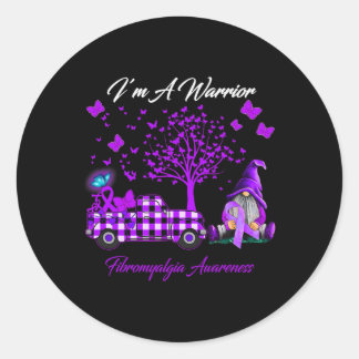 Sticker Rond Un don de sensibilisation à la fibromyalgie guerri