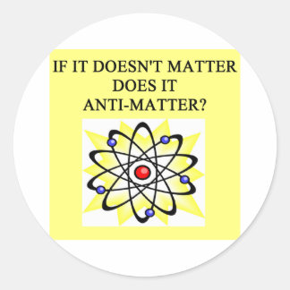 Sticker Rond Un grand design de physique