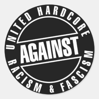 Sticker Rond Un hardcore... tarra/autocollant
