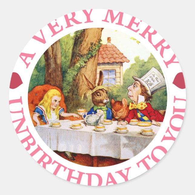 STICKER ROND UN JOLI ANNIVERSAIRE POUR VOUS ! (Devant)