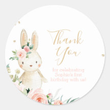 Un lapin devient un anniversaire Merci préféré
