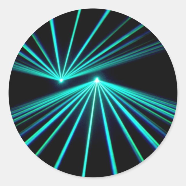 Sticker Rond Un Laser Show (Devant)
