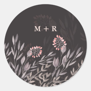 Sticker Rond Un Mariage de rêve pour une nuit d'été