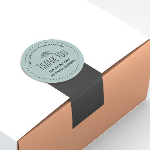 Sticker Rond Un Merci Terre Pour Aider Ma Petite Entreprise