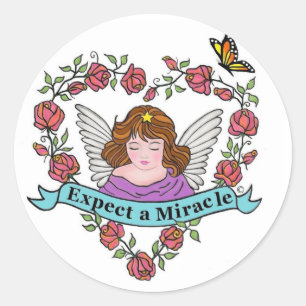 Sticker Rond Un miracle