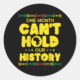 Sticker Rond Un Mois Ne Peut Pas Tenir Notre Histoire Hommes No
