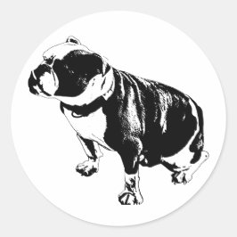 Sticker Rond Un moment de patience