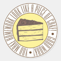 Un morceau de gâteau La récompense d'un enseignant