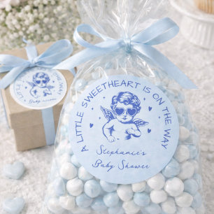Sticker Rond Un petit amoureux pour la Saint-Valentin Baby Show