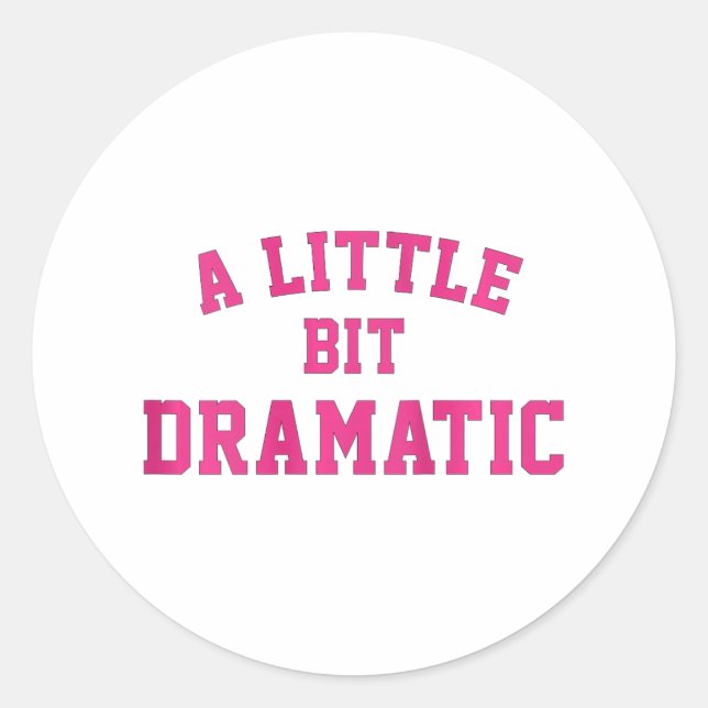 Sticker Rond Un Petit Peu Dramatique Halloween Queen Girls Tank (Devant)
