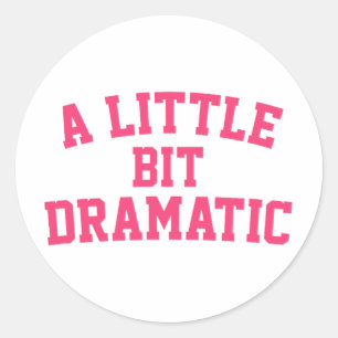 Sticker Rond Un Peu Dramatique Halloween Queen Girls