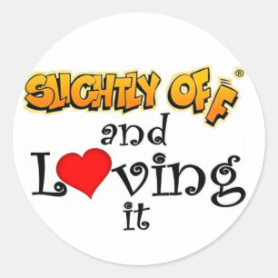 Sticker Rond Un peu en retrait et l'aimer
