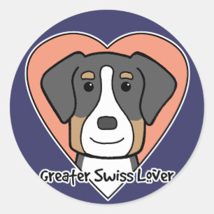 Sticker Rond Un plus grand amant suisse