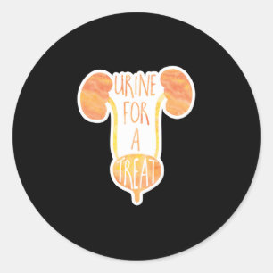 Sticker Rond Un régal pour vous ! Drôle jeu médical